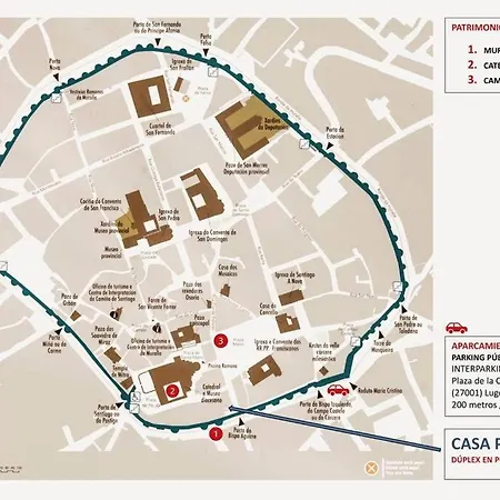 Casa Paz - Mirador Sobre La Muralla Romana *